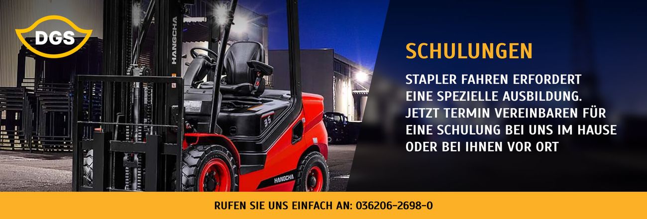 Banner DGS Schulungen